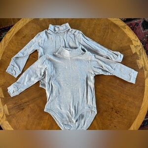 Organic Cotton Mock Neck Onesies